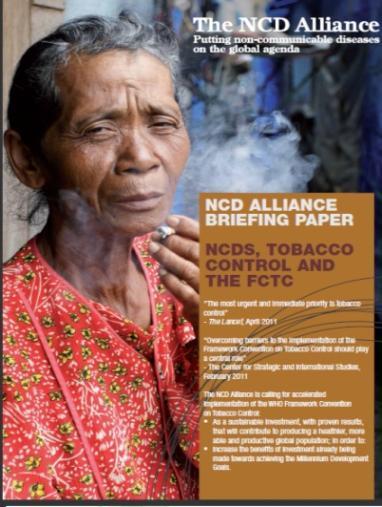 Tobacco and the Global NCD Epidemic Tobacco use kills 15,000 people a day around the world and second hand smoke exposure kills another 1,000.