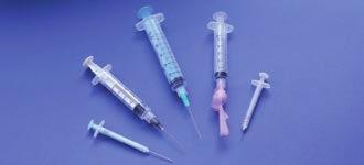 MAKE SMART INJECTION CHOICES WHO recommends syringes with re-use prevention (RUP) features for all injections.