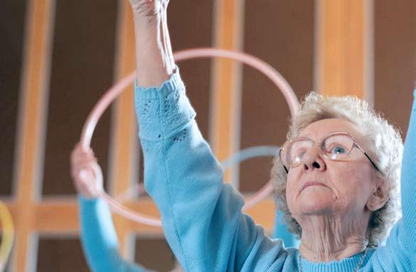 Some individuals in care homes will need strength and flexibility training in order to build up to balance activities.
