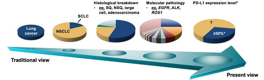 Evolving Landscape of Lung Adenocarcinoma NSCLC was once considered a single disease, until distinct subtypes and characteristics were revealed Characteristics