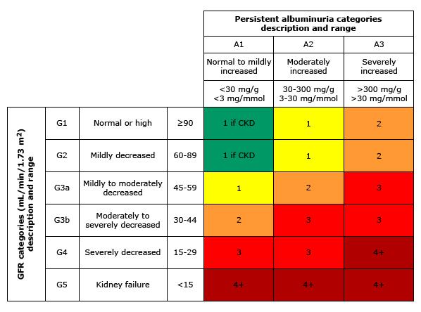 Pts with CKD stage 3 in 2008, followed to