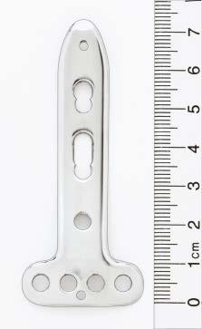 5 mm LCP Posterior Distal Tibia T-Plates Holes Length (mm) 02.112.