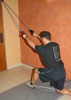 Lat Pull Down with Tube This exercise works your back, shoulders, and biceps. Secure the door strap in place at the top of the door.