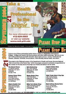 TAKE A HEALTH PROFESSIONAL TO THE PEOPLE DAY Targeting consumers and shop/salon owners and staff in ten (10) African