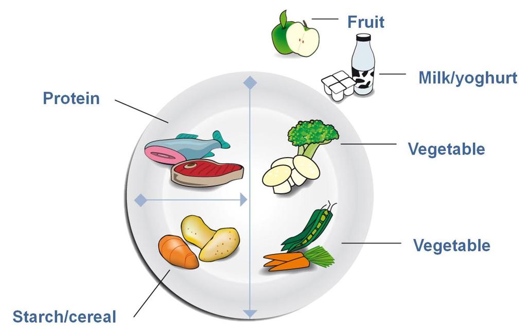 Plate model Healthy meal plan