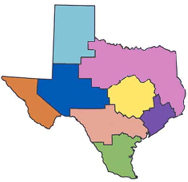 Regional Characteristics Since the study was conducted in Texas, an enormous state with many different socioeconomic regions, an attempt was made to determine if some regions performed better or