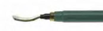 AEM Monopolar Fixed Tip Electrodes, Reusable Short Spatula, 45cm