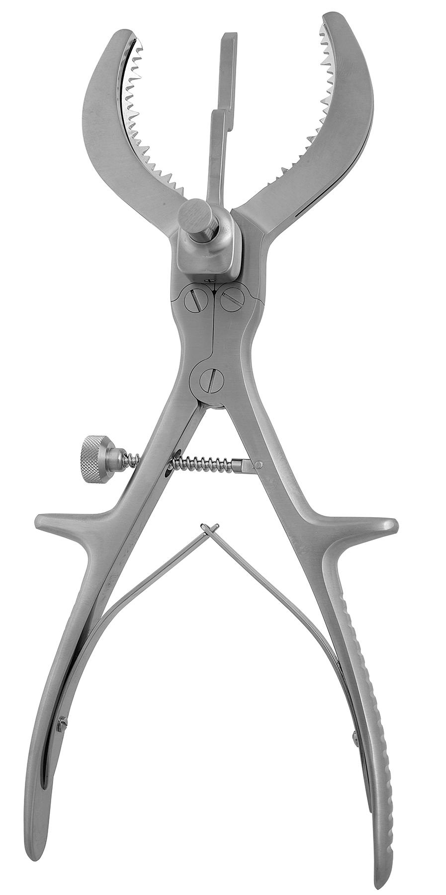 /14 - bone holding Helps in patellar realignment or treatments for patellar fractures and dislocations. The guide is useful for setting the amount of resection needed.