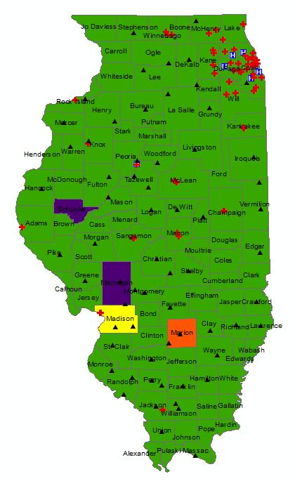 Illinois Stroke Data Report 5 Stroke rates (per 100,000, Jan.