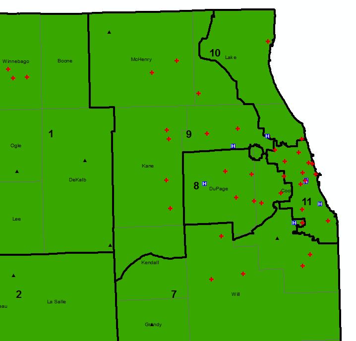 Illinois Stroke Data Report 8 Stroke rates (per 100,000, Jan.
