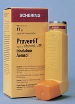 Prescribed Inhalers Beta agonists Albuterol