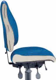 adjustment. Back height can be raised or lowered while seated Multi-Depth (MD): Adjustable seat depth mechanism provides additional space and comfort.