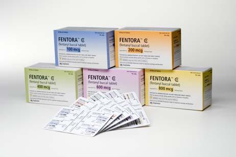 GENERAL INFORMATION Your doctor prescribed FENTORA for you to treat breakthrough cancer pain. Using FENTORA has some risks because it contains fentanyl, an opioid (narcotic) pain medicine.