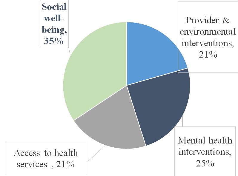 Autistic Adults and other Stakeholders Engage Together Social wellbeing, 32% Provider & environmental