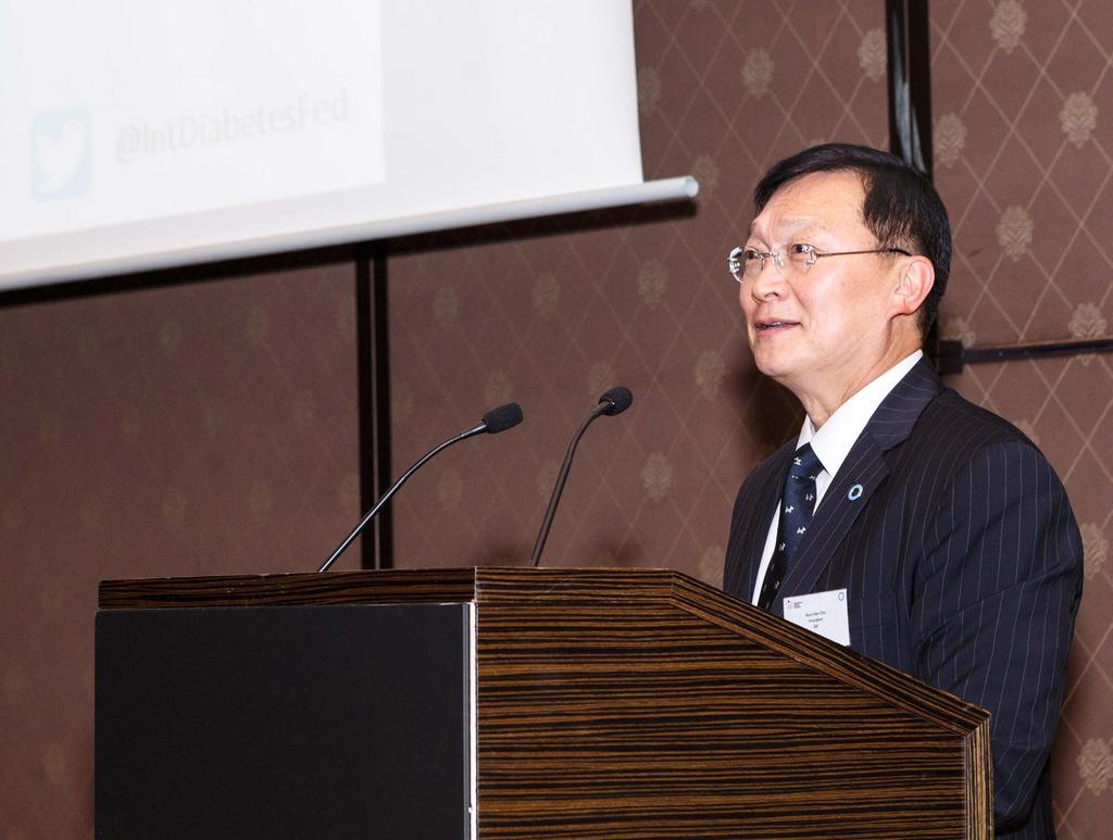 MEETING HIGHLIGHTS Prof Nam Han Cho IDF s President, opened the event, reminding the audience of the scale of the diabetes and obesity epidemics.