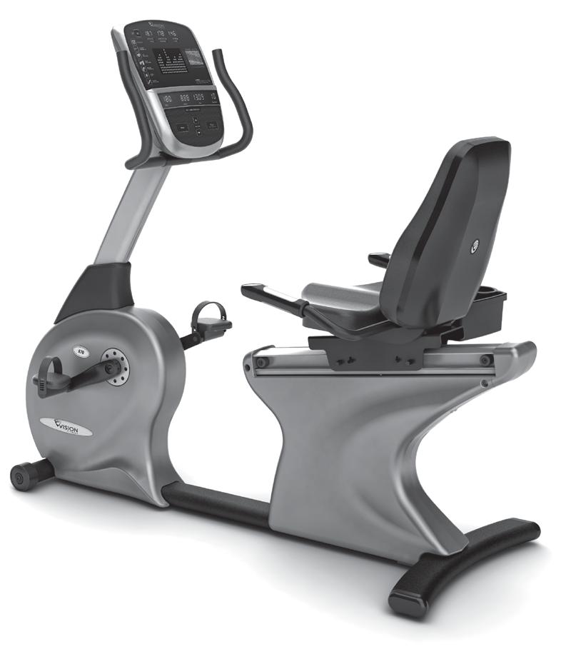 CARDIO R70 A step-through frame and Club Comfort Arc seat with lumbar support make the R70 an accessible recumbent bike for users of all ability levels.