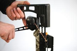 Once the hooks are removed from the bowstring, the RSD can be stored in several ways depending on your shooting style.