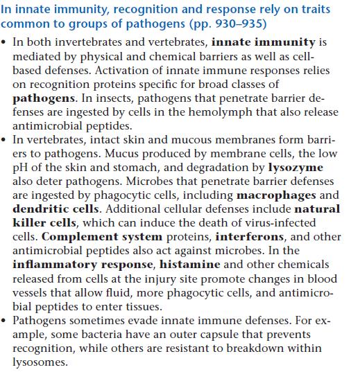 1. Innate immunity Invertebrates Exoskeleton Hemocytes Phagocytosis Endonuclease Antimicrobial peptides Vertebrates