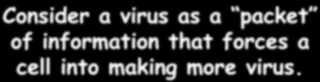 First what is a virus?