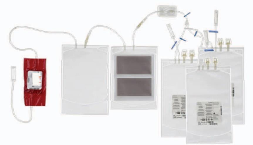 The INTERCEPT Blood System for Platelets 10 SCD INTEGRATED CONTAINER SET UVA