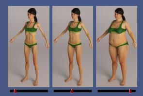 Body size self - estimation tool Visual feedback for
