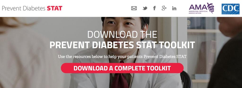 Prevent Diabetes STAT https://preventdiabetesstat.org/toolkit.