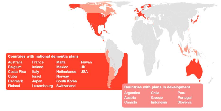 National Dementia Plans Countries with National