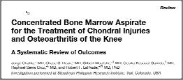 International Orthopedics, 2015 7 Studies in 314 Patients w Knee OA Jadad Scale (quality): 3 High