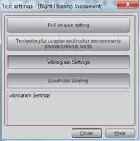 Follow-Up fitting (go to Fine Tuning) should be chosen for the Vibrogram measurement. Press OK to confirm the selection.