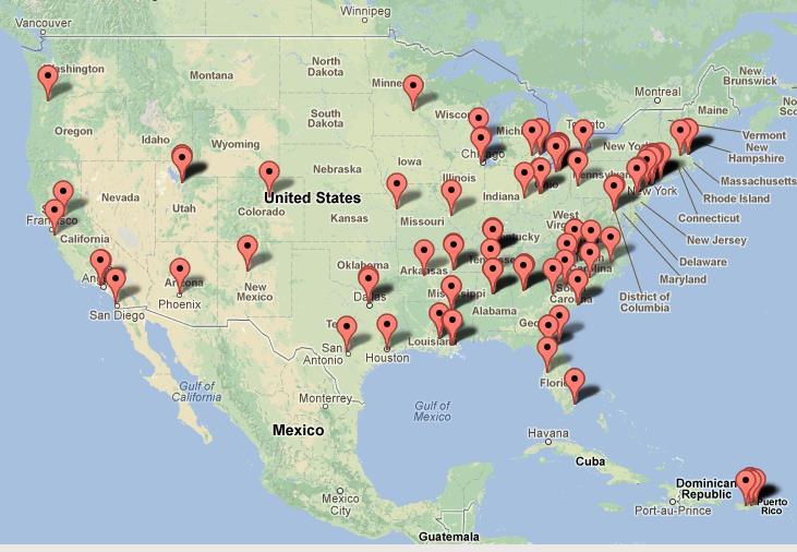 Location of 102 SPRINT Clinical Centers Clinical Center Networks -Ohio -Southeast -Utah -UAB -VA Central Laboratory MRI