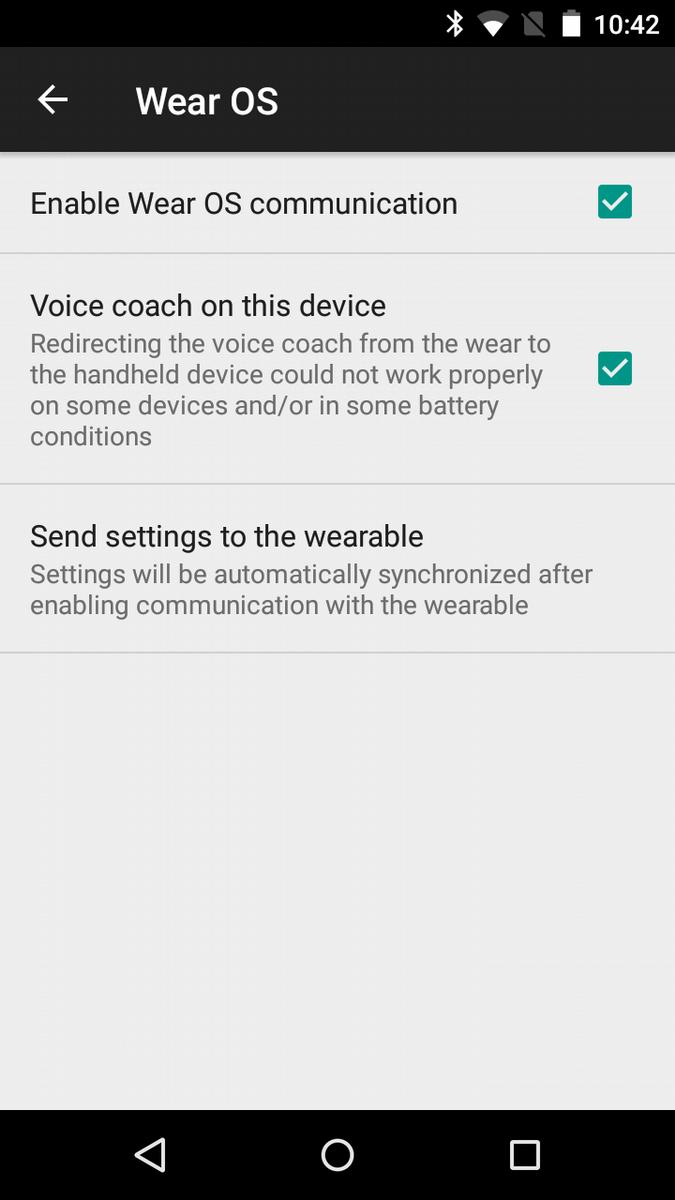 1. Getting started First of all MyRunningApp must be installed from the Play Store on your watch while the Wear OS application on your smartphone https://play.google.com/store/apps/details? id=com.