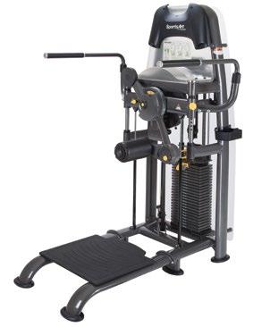 5 and 3 kg) micro-loading adjustment Dimensions (L/W/H): 64 x 51 x 64 (1620 x 1300 x 1620 mm) Stack Weight: 220 lb (100 kg) Weight: 621 lb (282 kg) S961 TOTAL HIP