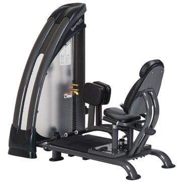 S951 ABDUCTION Seat is positioned for ultimate privacy Centralized weight stack is positioned for easy weight selection while seated Start point setting for comfort and safety Incremental 3.3 and 6.