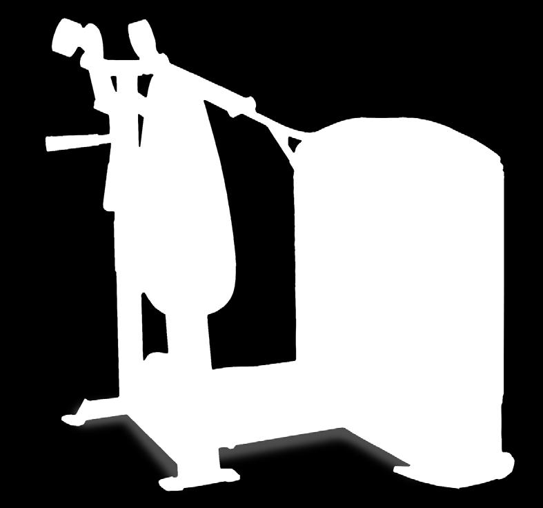 movement arms for a balanced workout Dimensions: 54" H x 49" L x