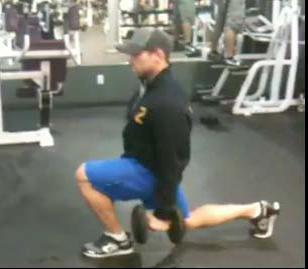 Start L Switch Lunge (Bodyweight) Do a reverse lunge for your left leg by