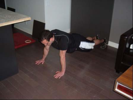Day 1 Workout A: 40 Second Metabolic Fire-Up Mountain Climbers Brace your abs.