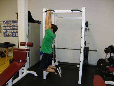 Exercise Descriptions Workout A Neutral-Grip Pull-up Grab the handles on a pull-up bar.