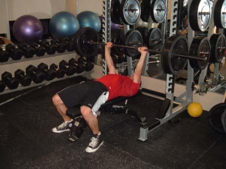 Exercise Descriptions Workout A Close-Grip Bench Press Lie in the bench