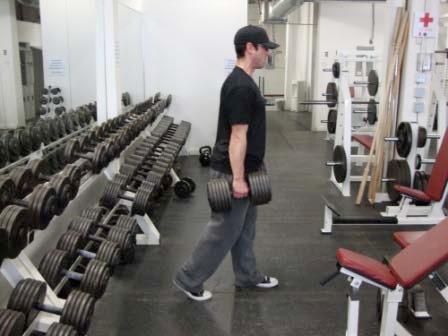 time during this exercise). Start with a weight that you can shrug for 15 repetitions.