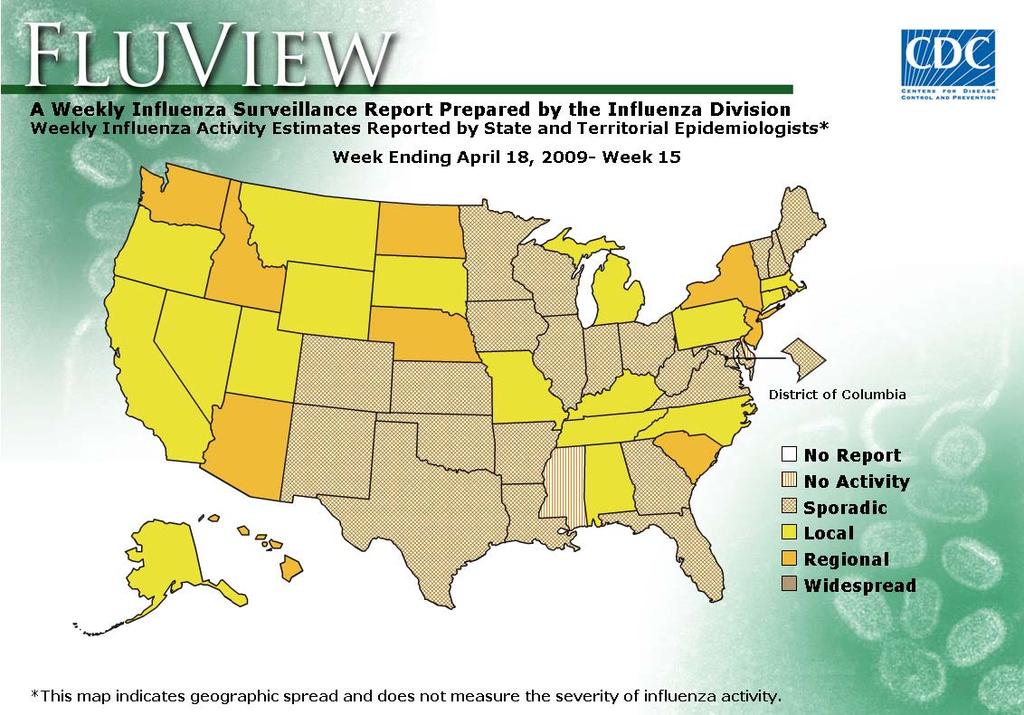 Map: National Influenza