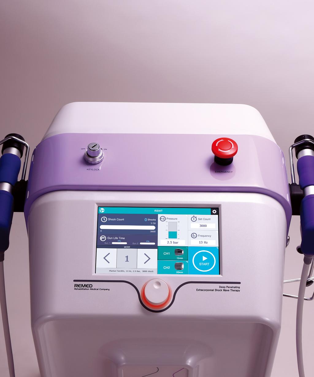 Salus RSWT Digitally Controlled Radial Shock Wave Therapy Salus RSWT Digitally Controlled Radial