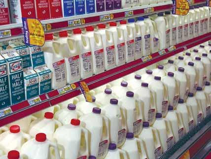 Compared with younger age groups, the elderly are much less likely to consume recommended servings of milk and other dairy products, major sources of calcium in the diets of most Americans.
