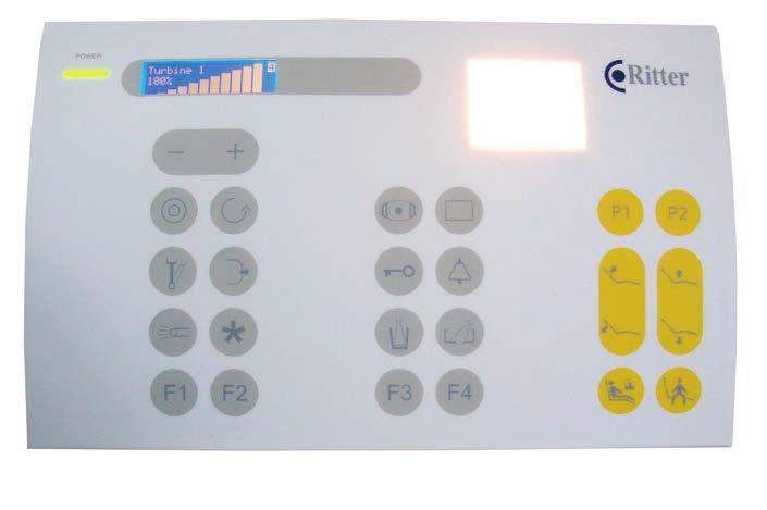 alphanumeric display integrated x-ray viewer * Star button to program up to 4 different users freely