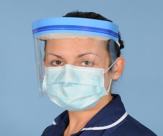 Face masks Surgical mask & face visor Required when