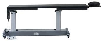 Carbon Fiber C-Arm Table with Integrated Headrest provides for maximum support and safety, and both prone and supine