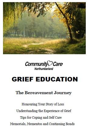 Two Grief Education Workshop Dates and Locations Announced For more information or to register, please call