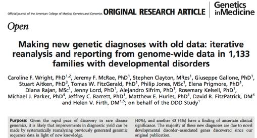 Diagnosis & Discovery: DDD Publications Nearly 100
