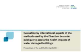 DOH Montreal, Quebec The state of a building can have an impact on health, and the health effects of chronic