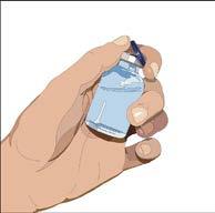 Open supplies as shown by your doctor or nurse. 3. Prepare the syringe(s): Remove the cap from the vial.