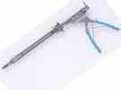 Ensure the trial caliper is in its fully collapsed position by pulling the release lever at the proximal end of the instrument and